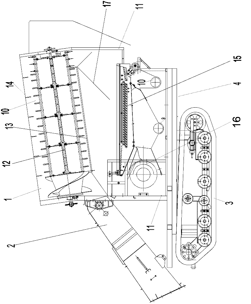 Longitudinal axial flow threshing device