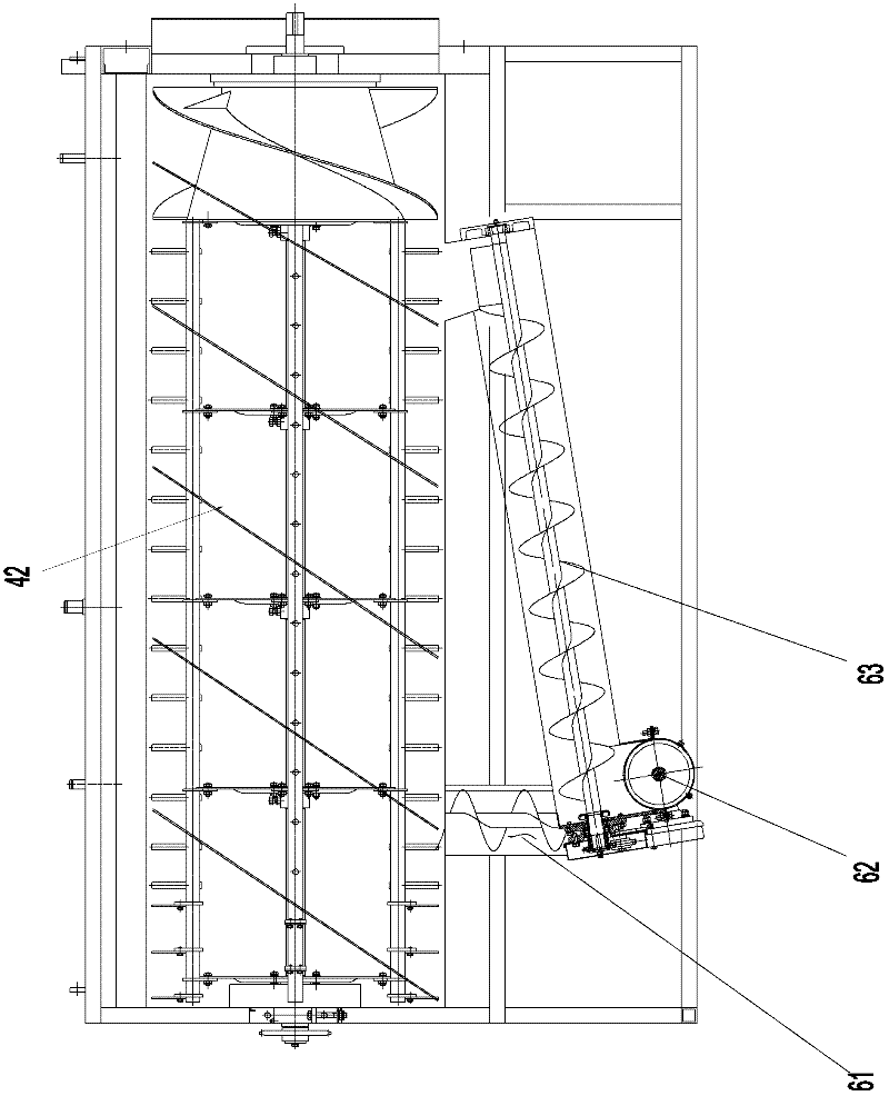 Longitudinal axial flow threshing device