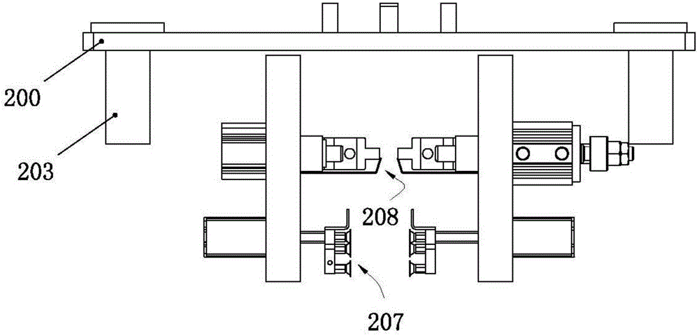 Vertical packaging machine for soft package battery