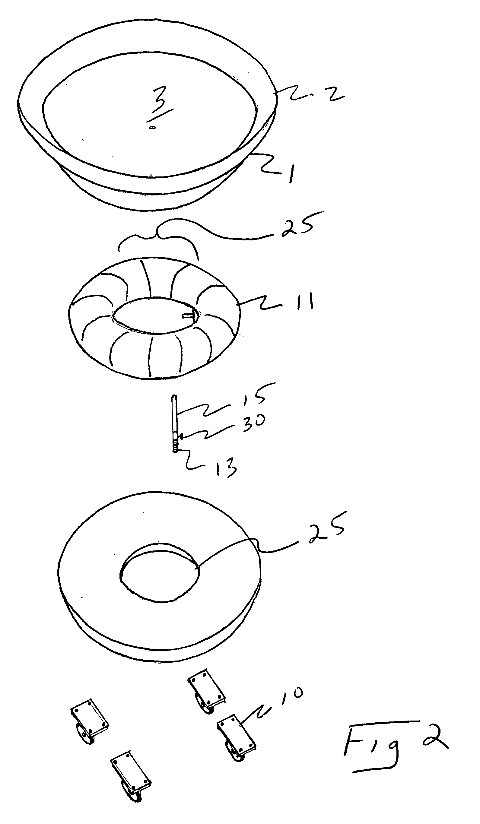 Pneumatic lifting system and method