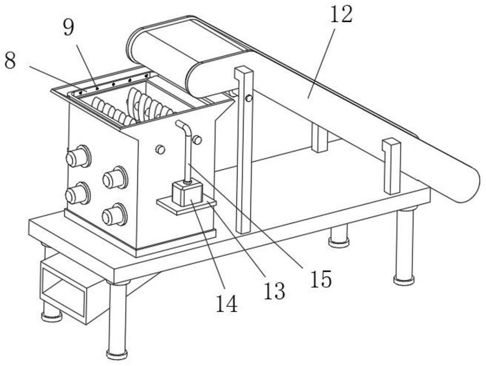 Environment-friendly building waste treatment device