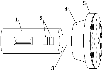 Intelligent massage device used for medical health-care and usage method thereof