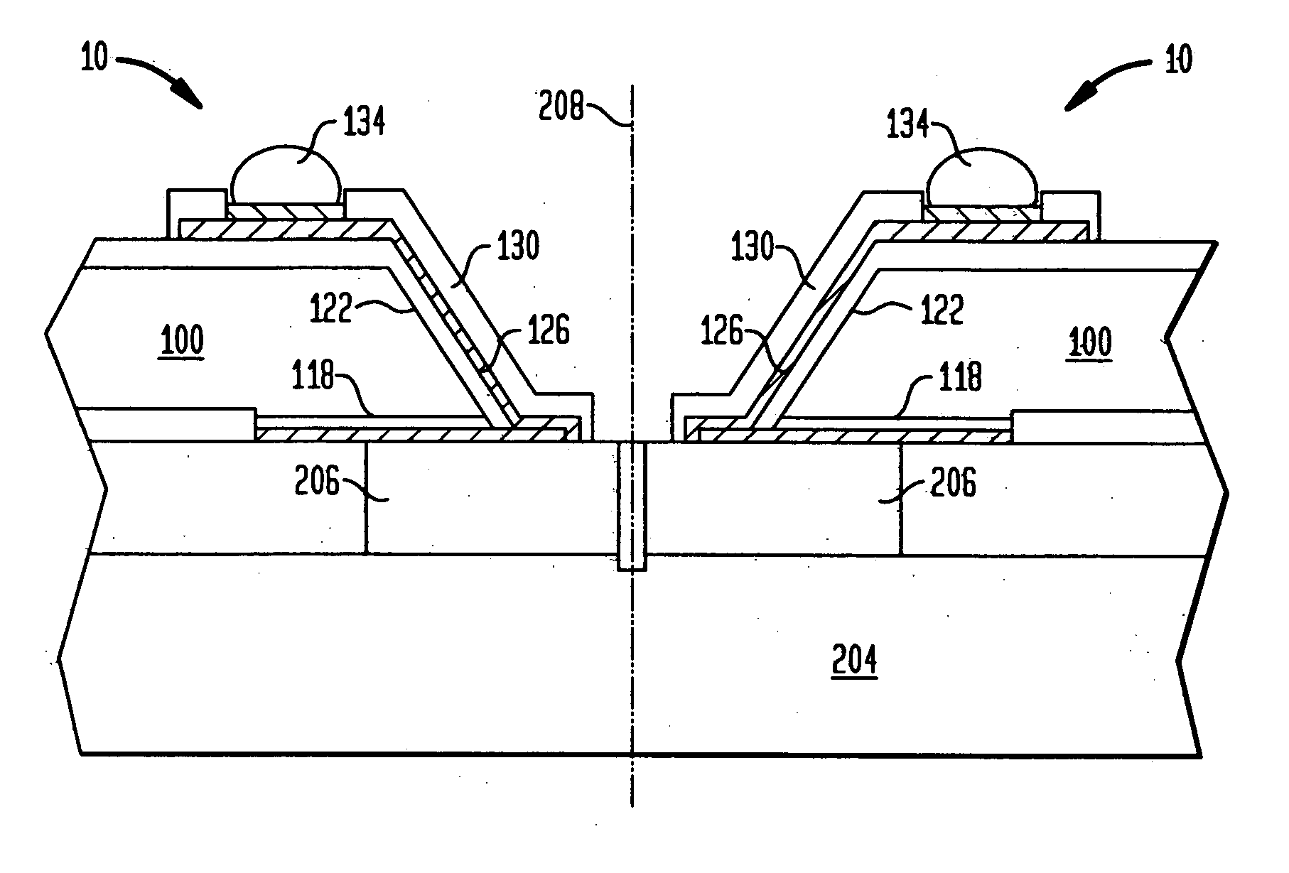 Wafer-level fabrication of lidded chips with electrodeposited dielectric coating