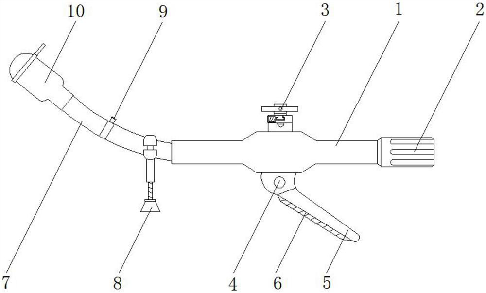 Tubular anastomat with safety mechanism