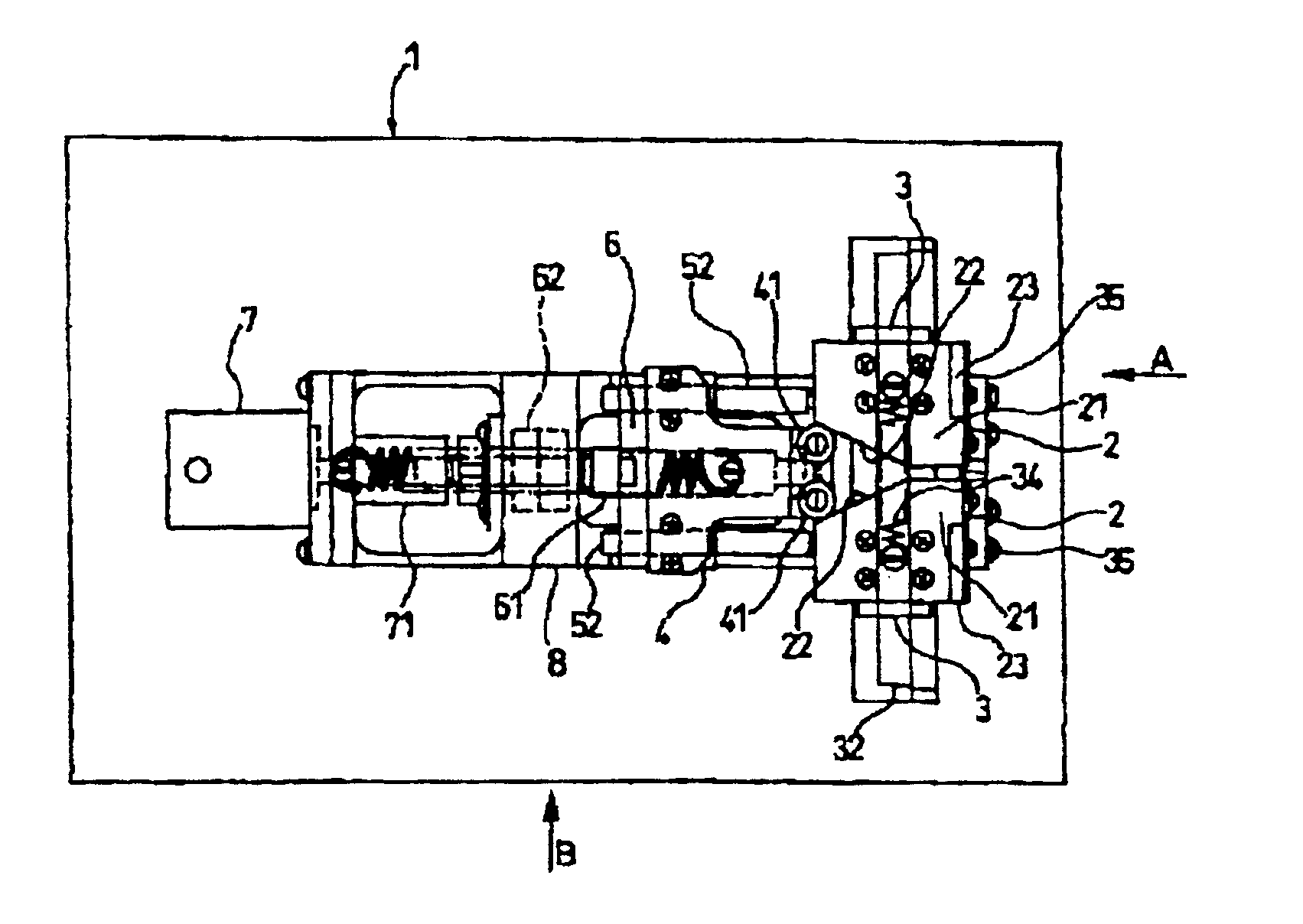 Variable slit width device for spectroscope