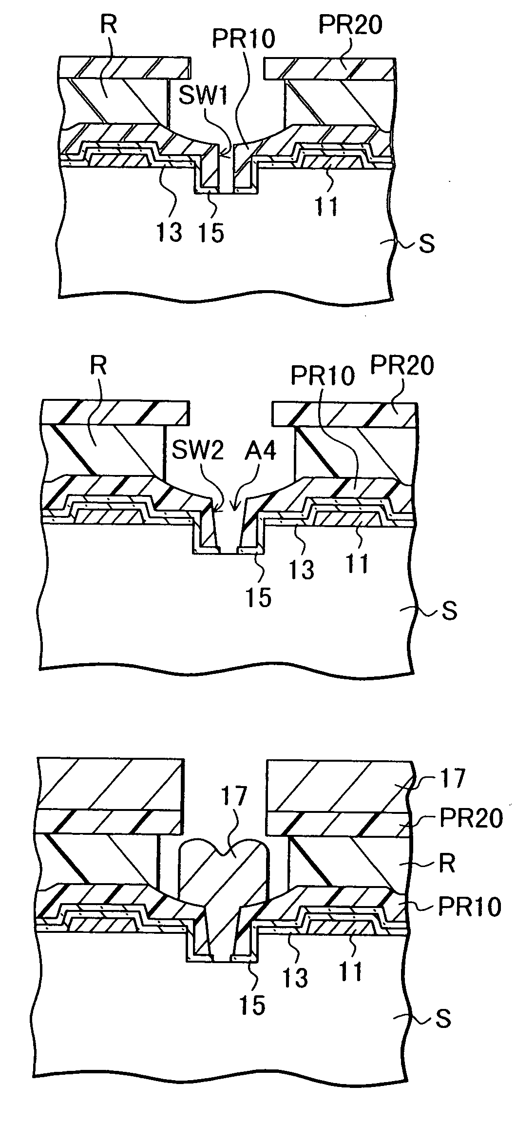 Semiconductor device with mushroom electrode and manufacture method thereof