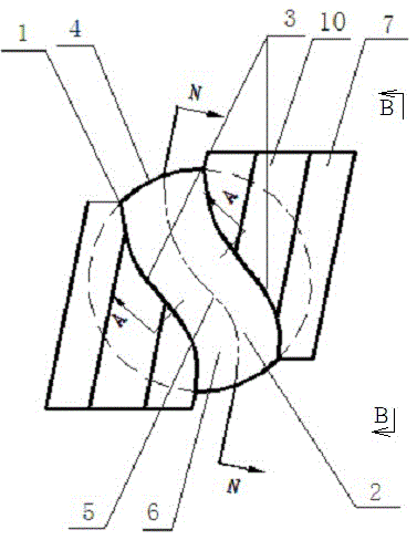 Integral circular inner loop reverser