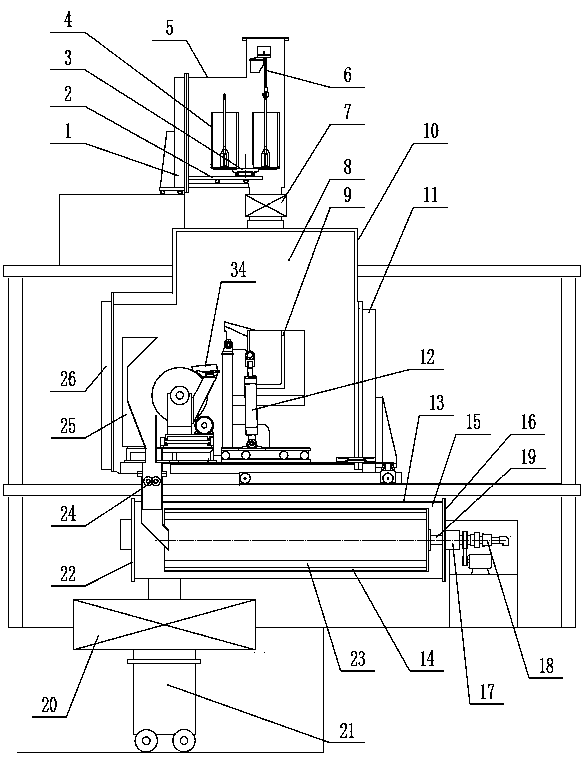 A kind of vacuum smelting quick-setting equipment and manufacturing method of quick-setting alloy