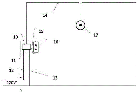 Method for controlling intelligent switch through single live wire