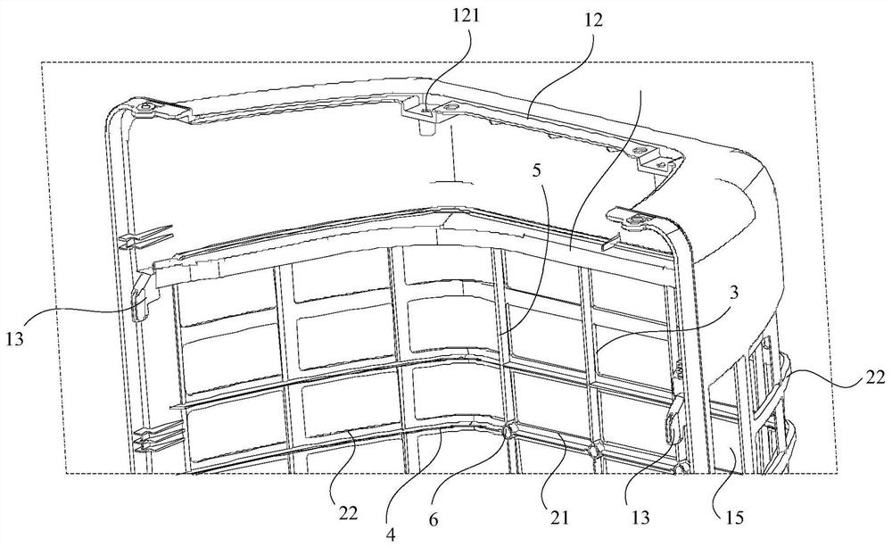 Air inlet grid, air conditioner indoor unit and air conditioner