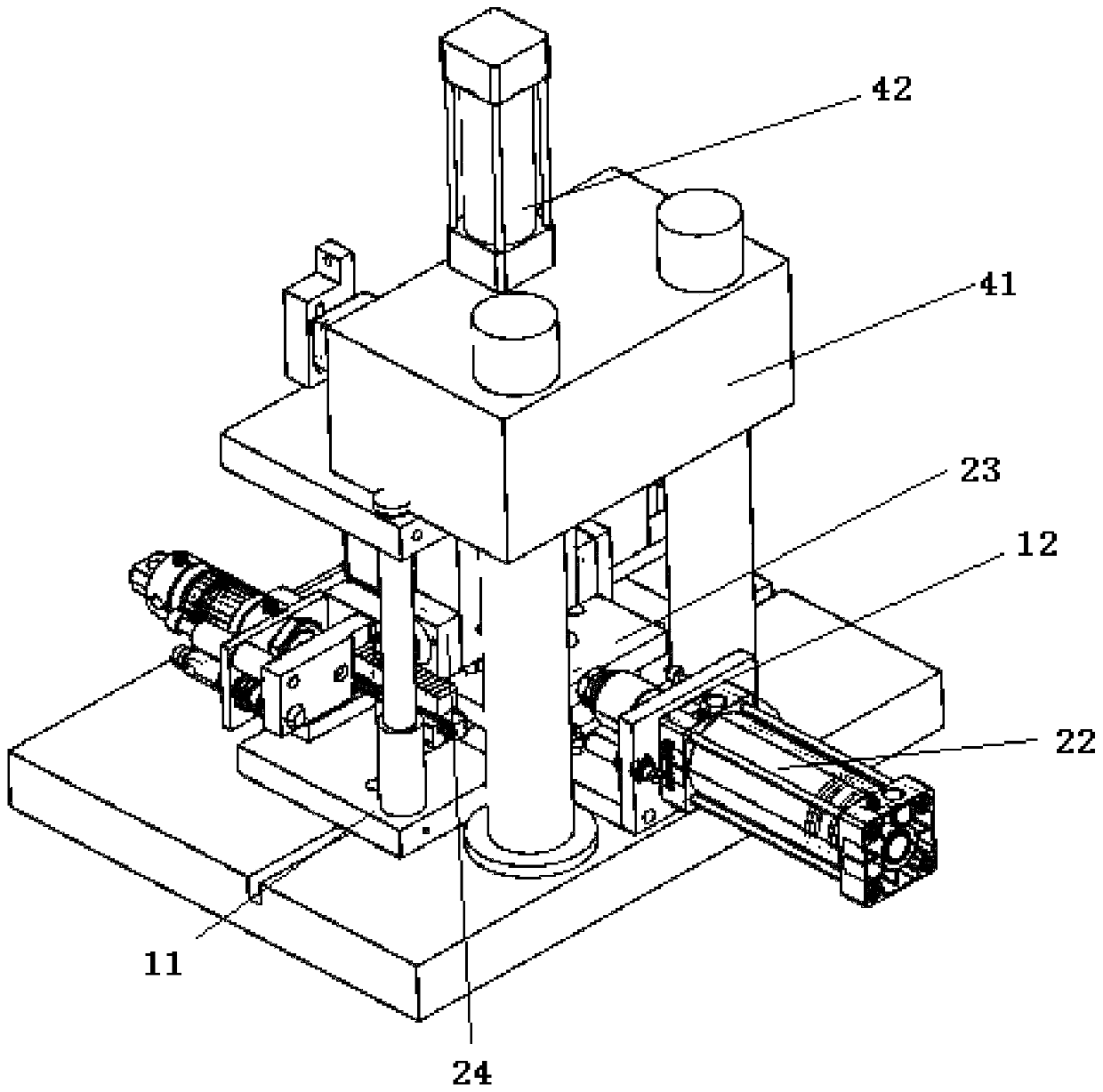 Automatic stamping machine for paper box and stamping process thereof