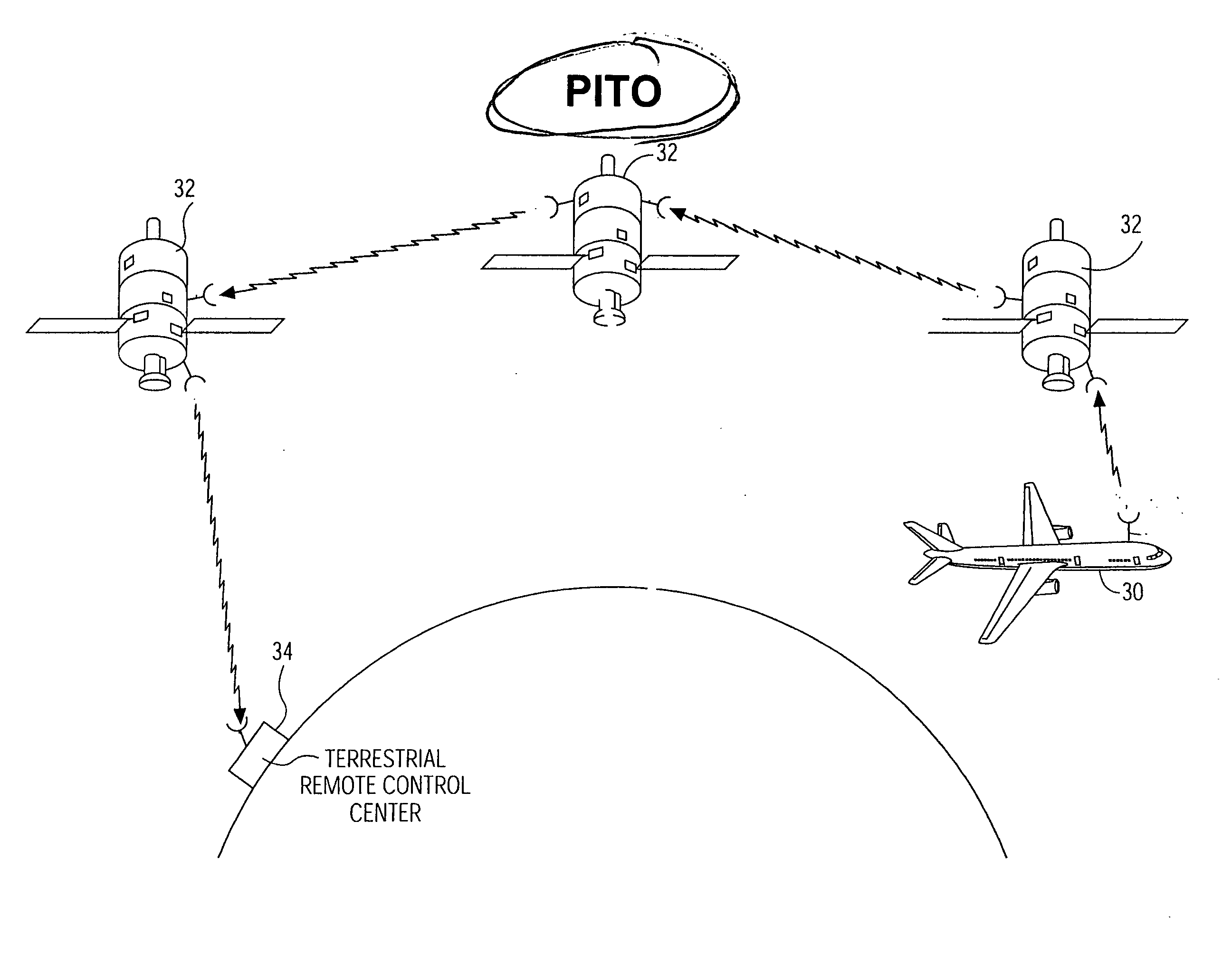 Method and system for controlling a hijacked aircraft