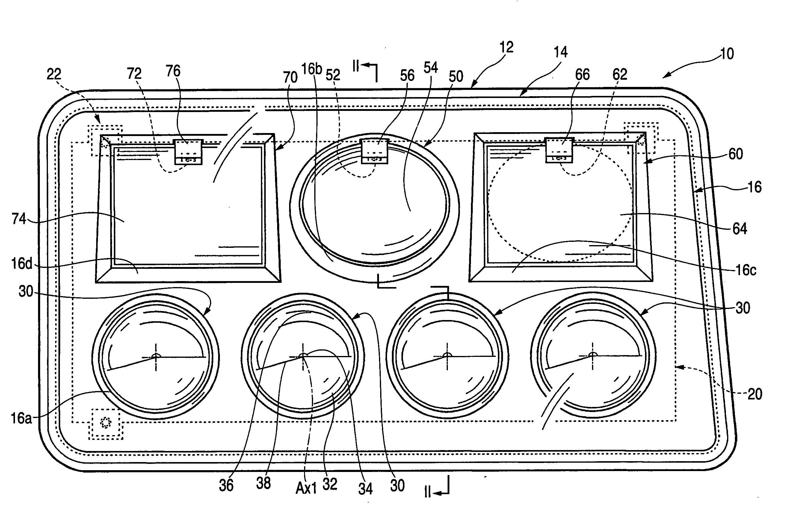 Lamp unit for vehicle