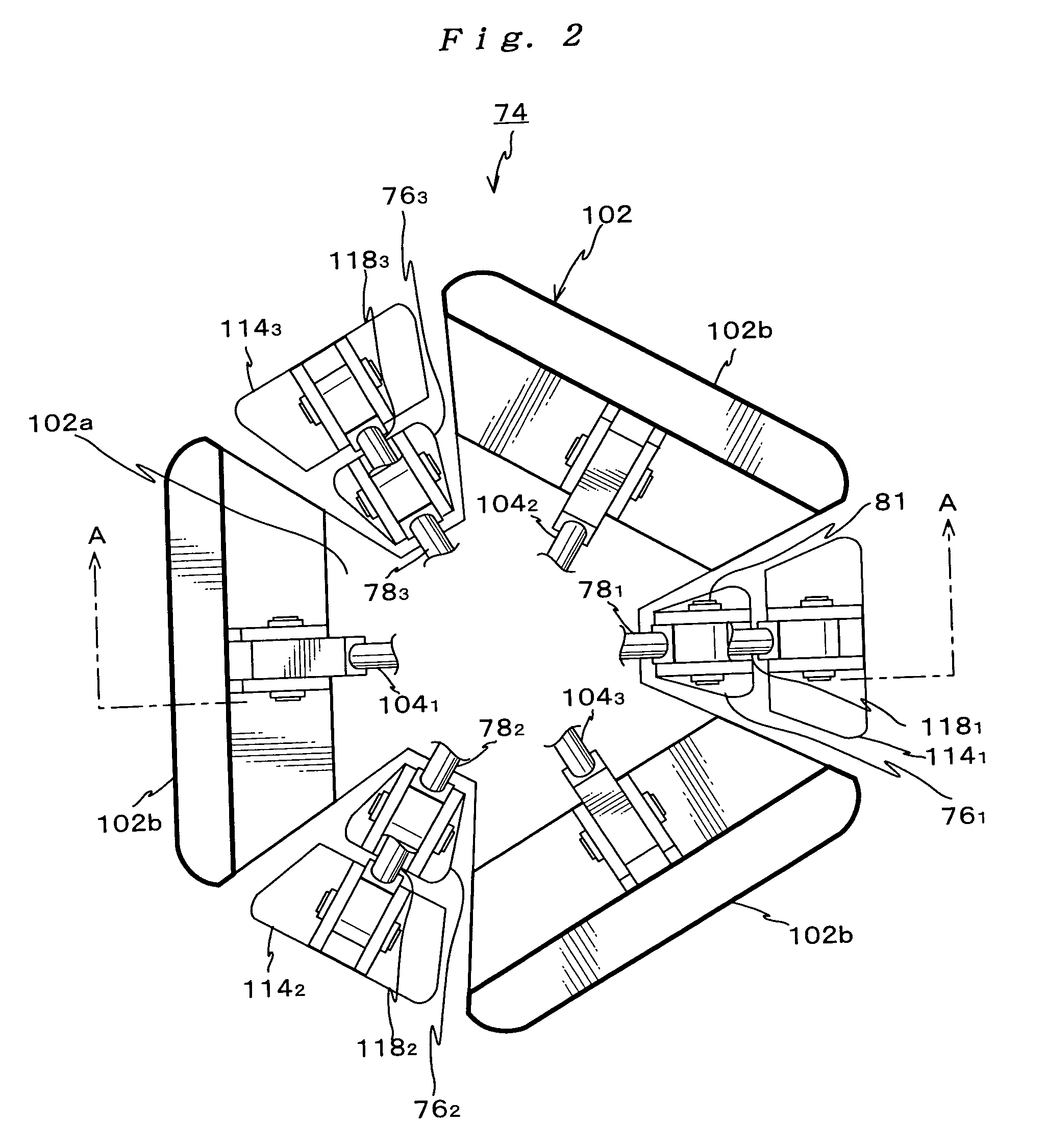 Parallel link mechanism, exposure system and method of manufacturing the same, and method of manufacturing devices