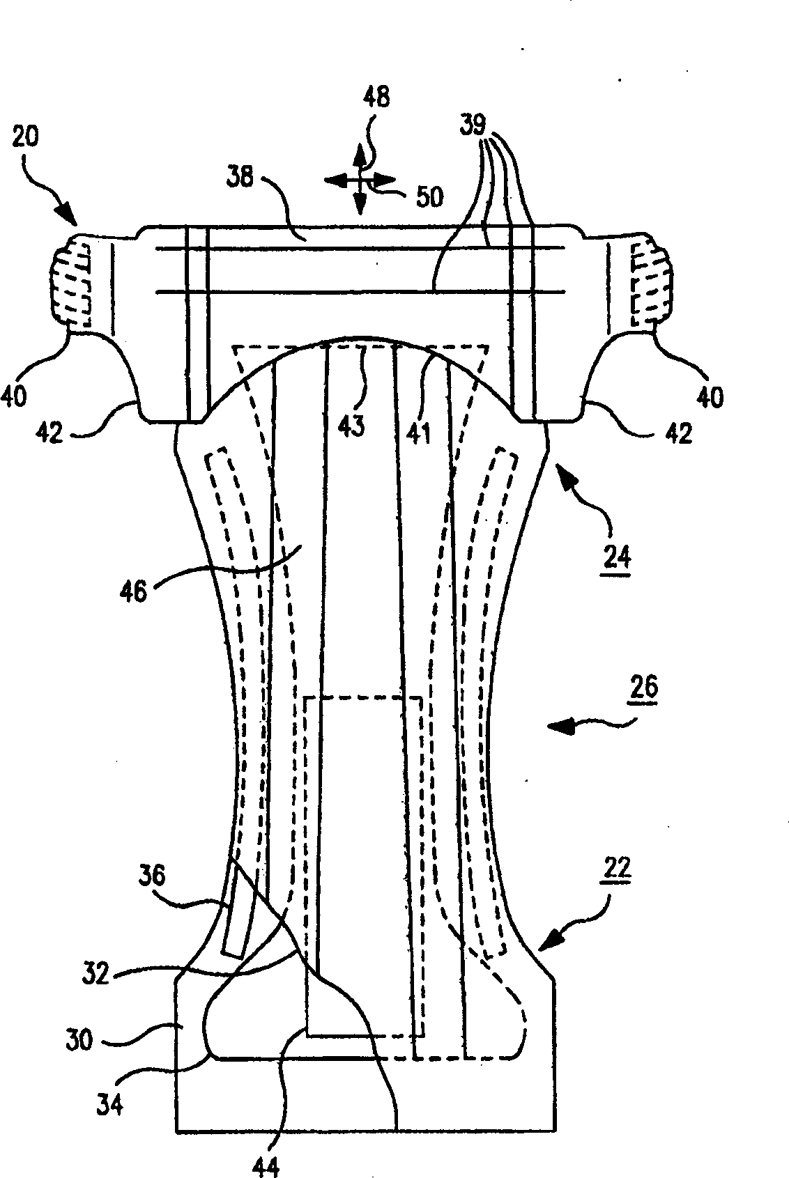 Preferentially stretchable laminates with perforated layers