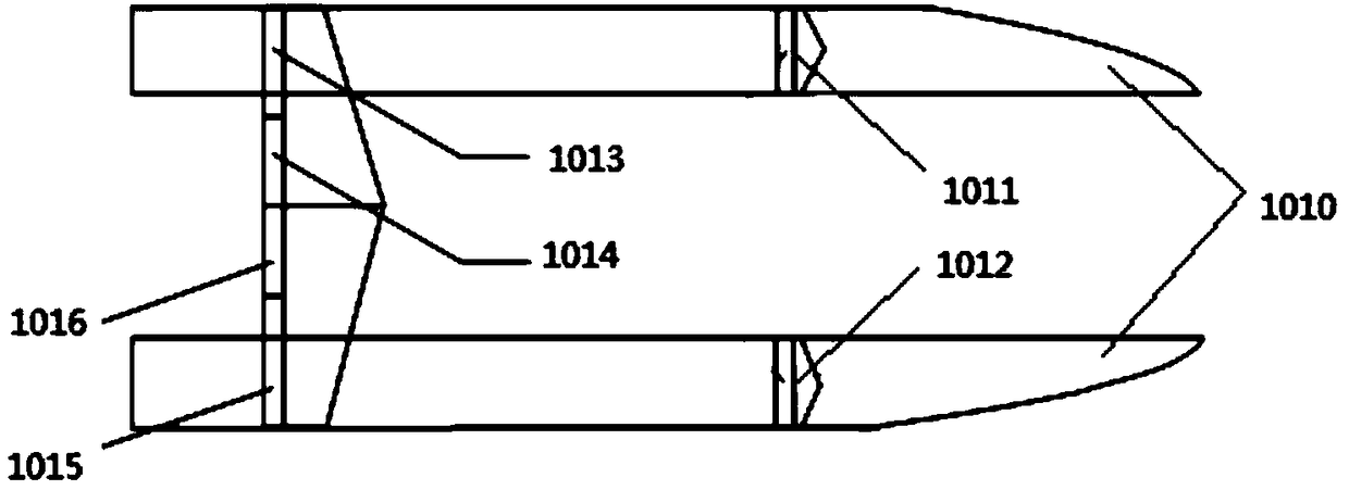 A half-physical simulation system for a hydrofoil catamaran