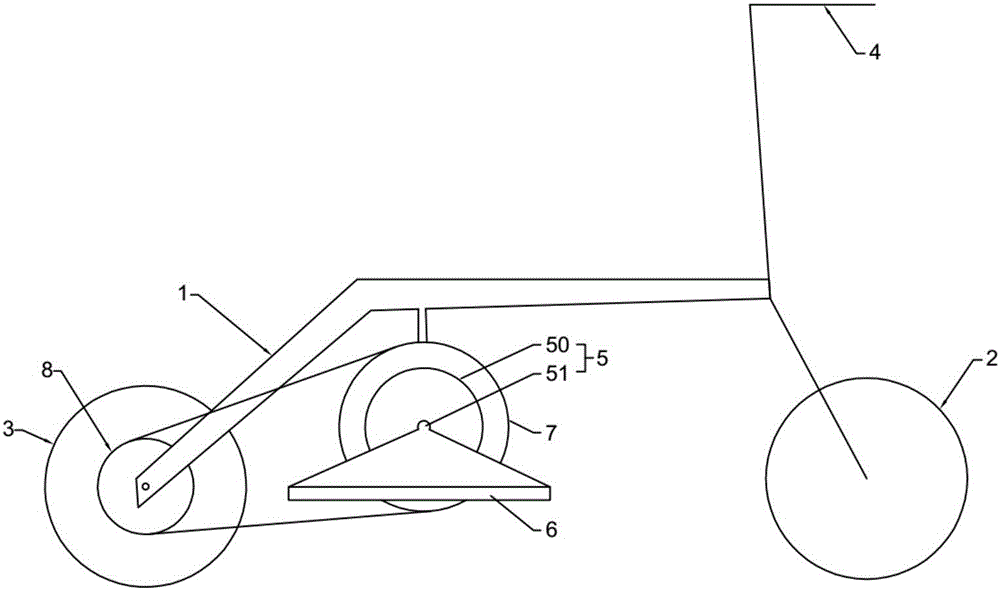 Motion sensing longitudinal two-wheel car