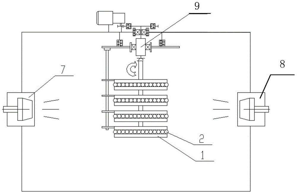 Device for ball surface coating