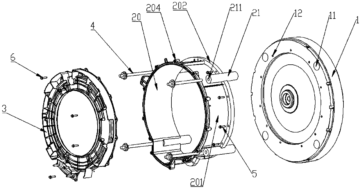 Wall-mounted washing machine