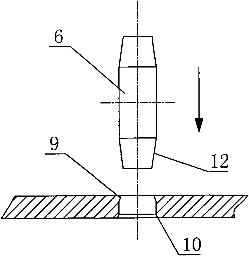 Burr processing jig