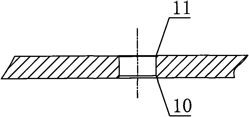 Burr processing jig