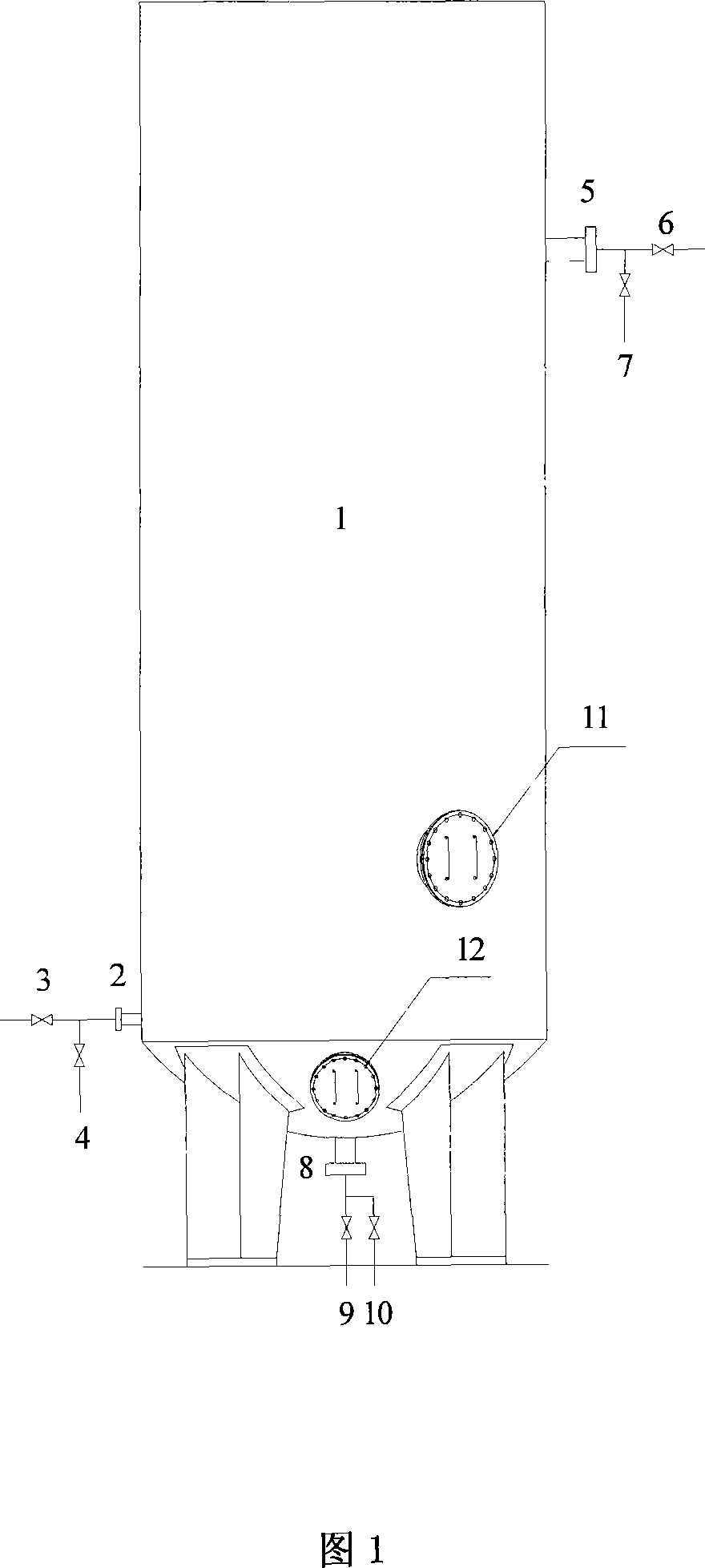 Epoxy ester wastewater recycling treatment method