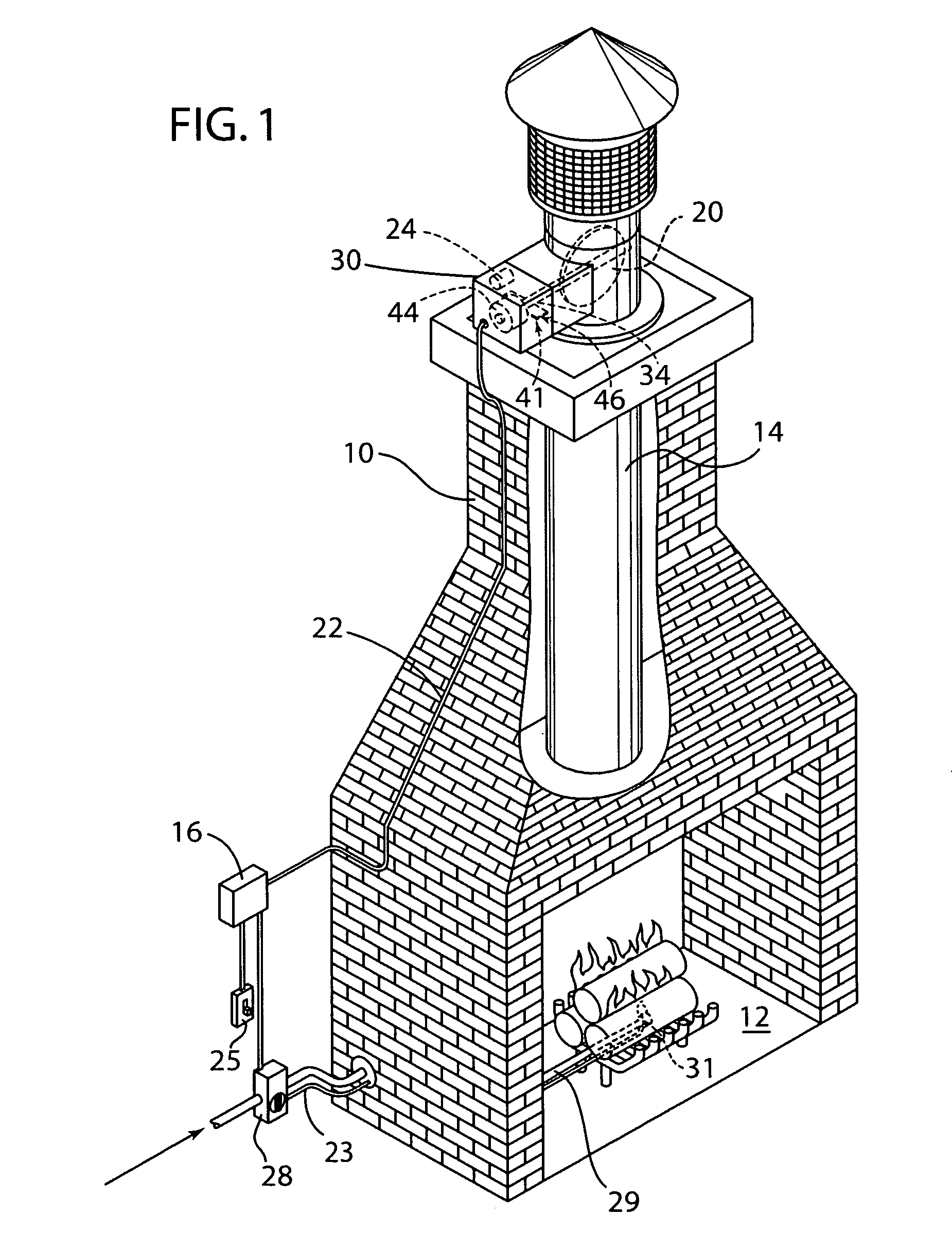 Millivolt damper control device