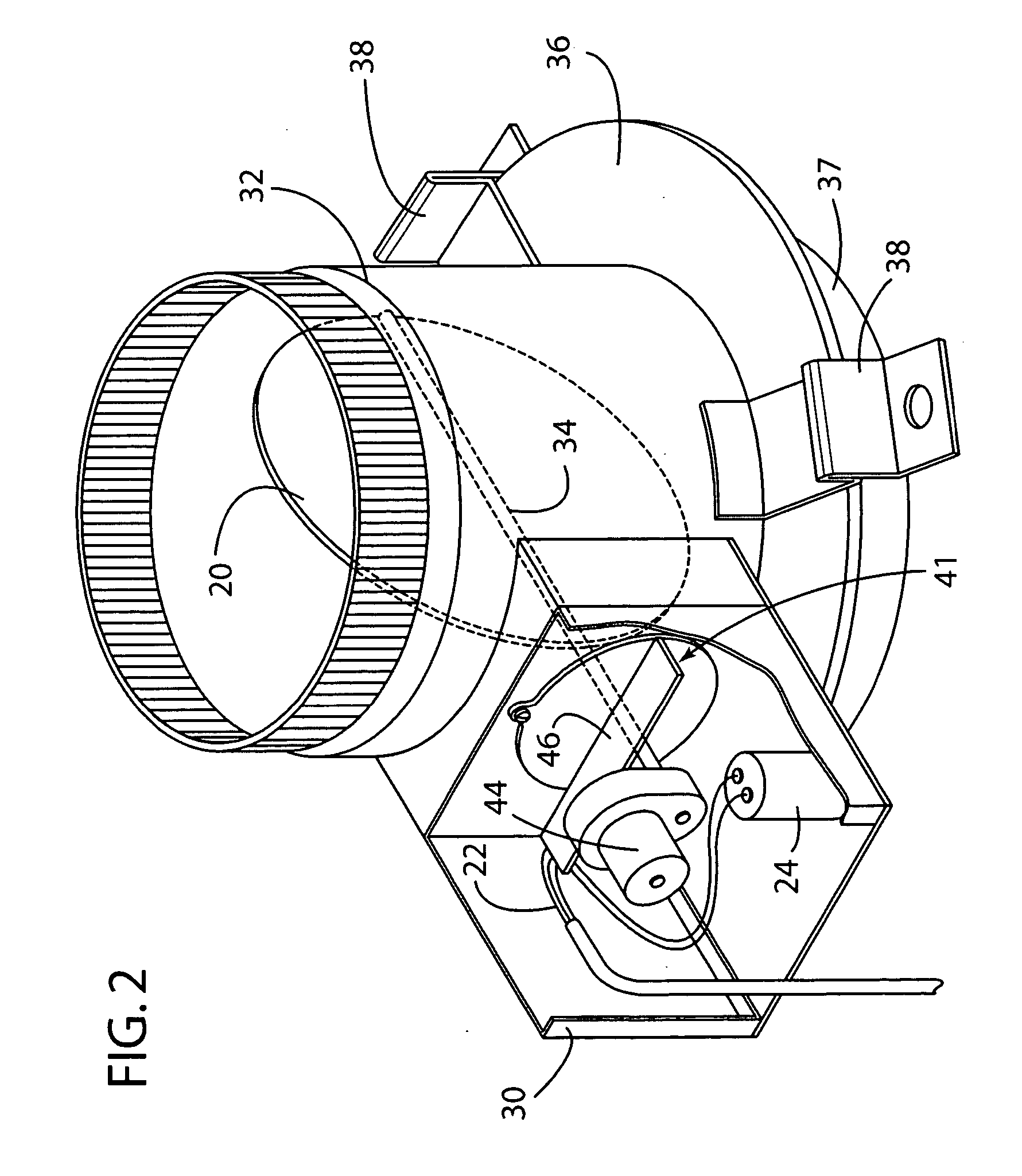 Millivolt damper control device