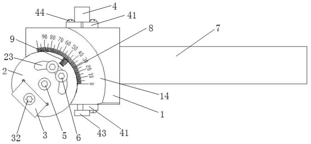 Angle-adjustable chamfering tool