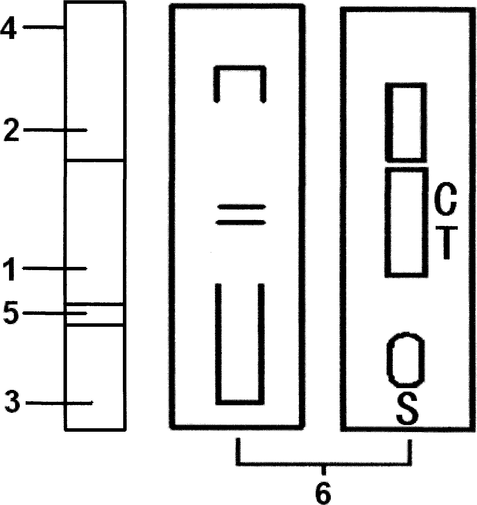 Fast detection reagent for melamine