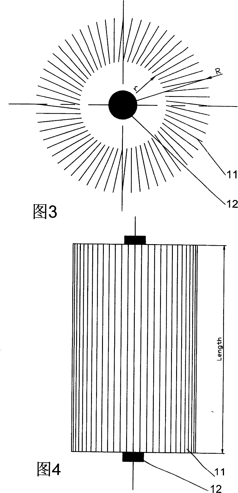 Closed photocatalyst carrier structure and its pollutant treatment system