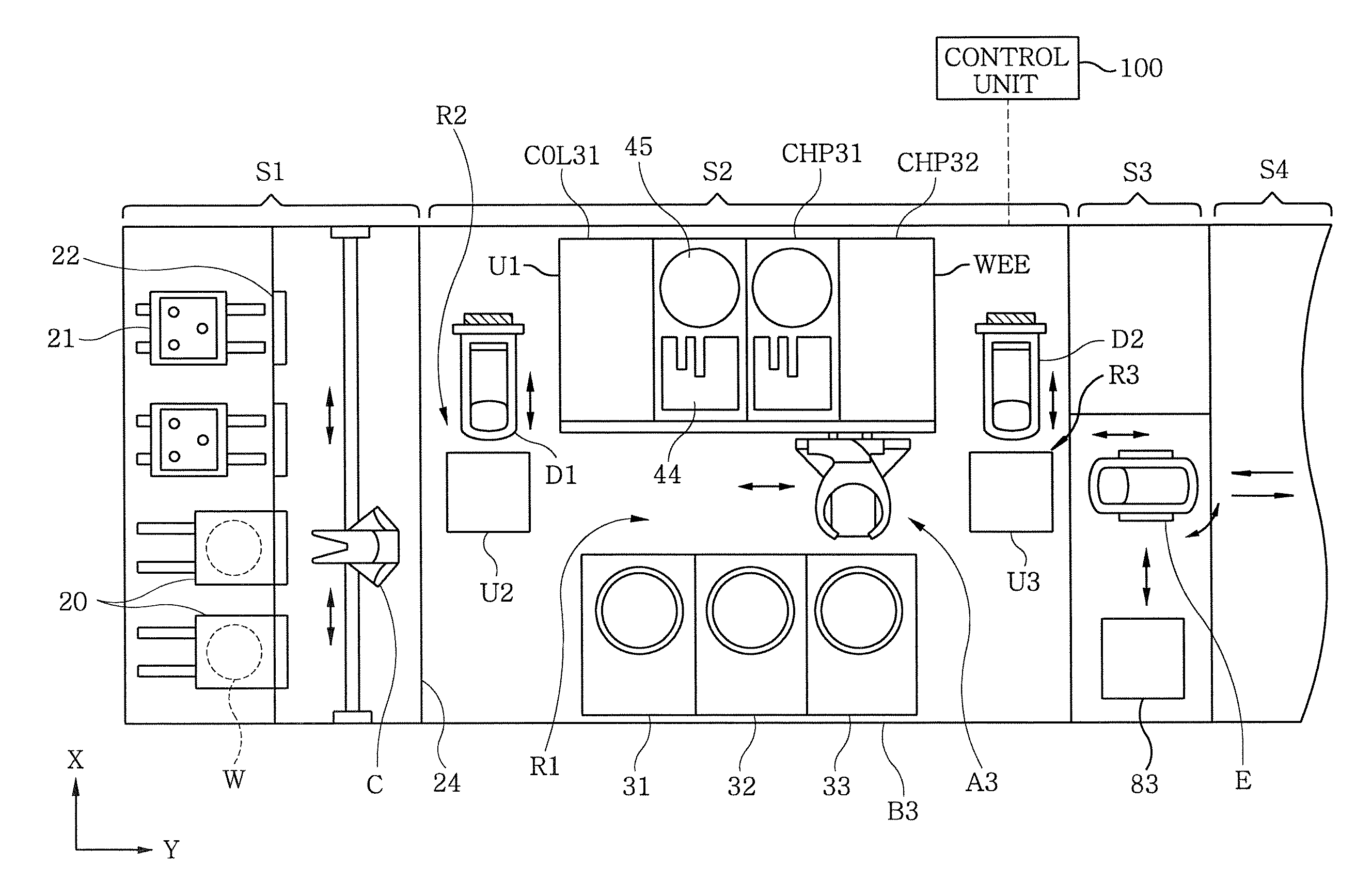 Coating/developing device and method