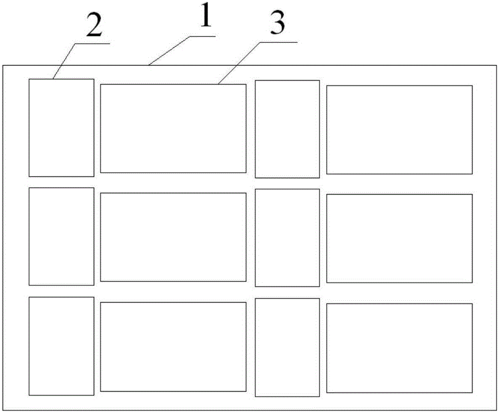 Device for improving optical orientation of sleeve cutting type panel