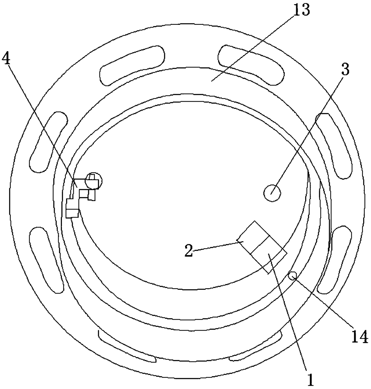 Intelligent communication manhole security equipment