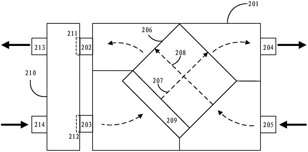 Total heat exchanger, control device, control method and air-conditioning system