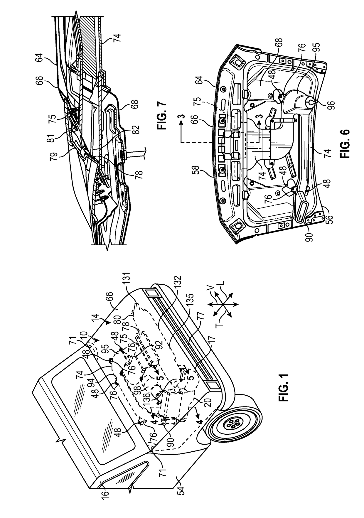 Passively managed hood and plenum fed air induction system with parallel contaminant management features