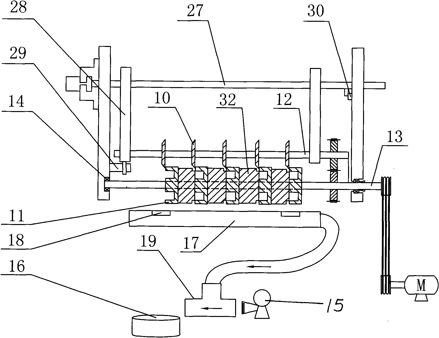 Double revolving and multilayer stacking device for connecting paper by wires