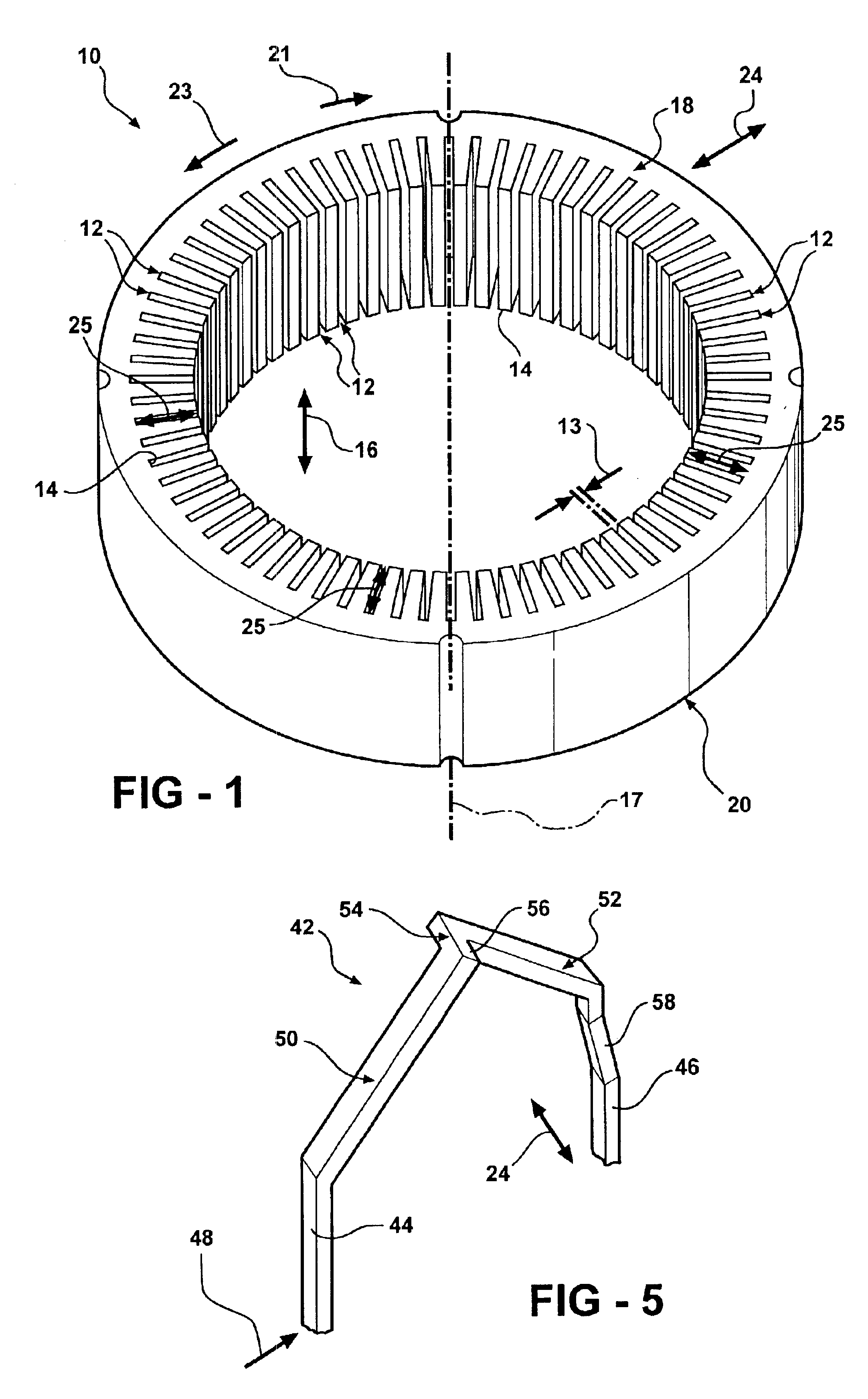 Stator winding having cascaded end loops