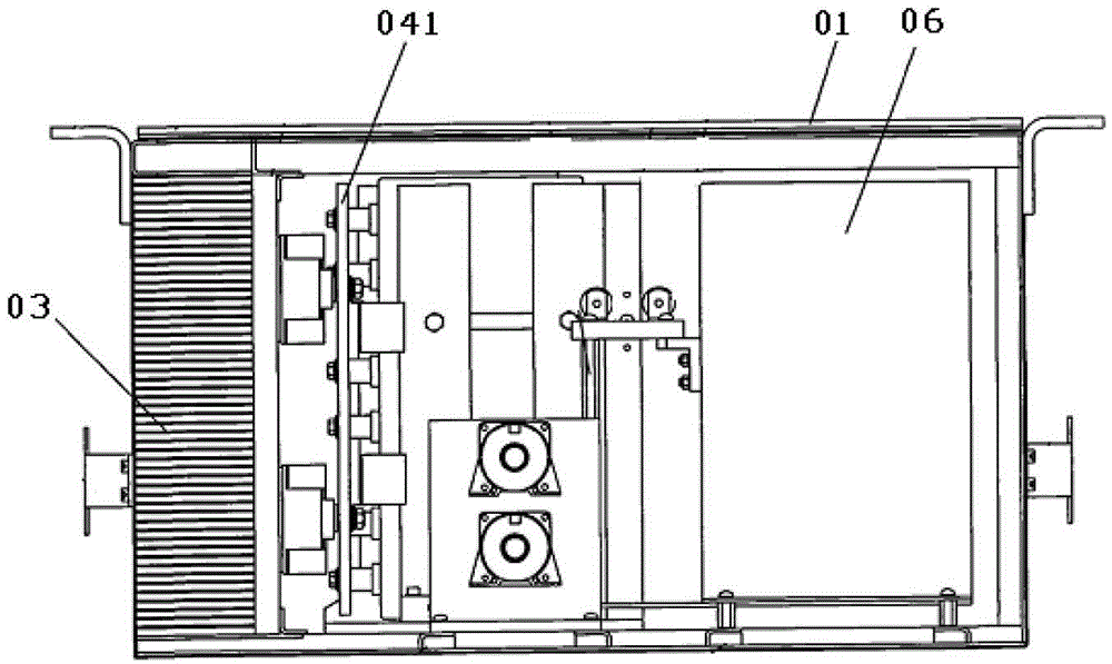 A control device for a suspension train