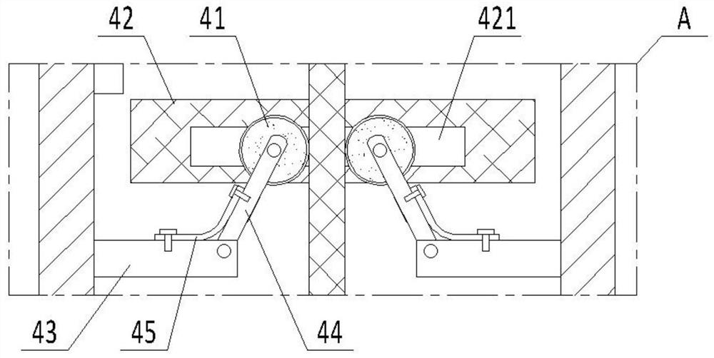 Automatic maintenance device for steel wire rope of sluice winch type hoist