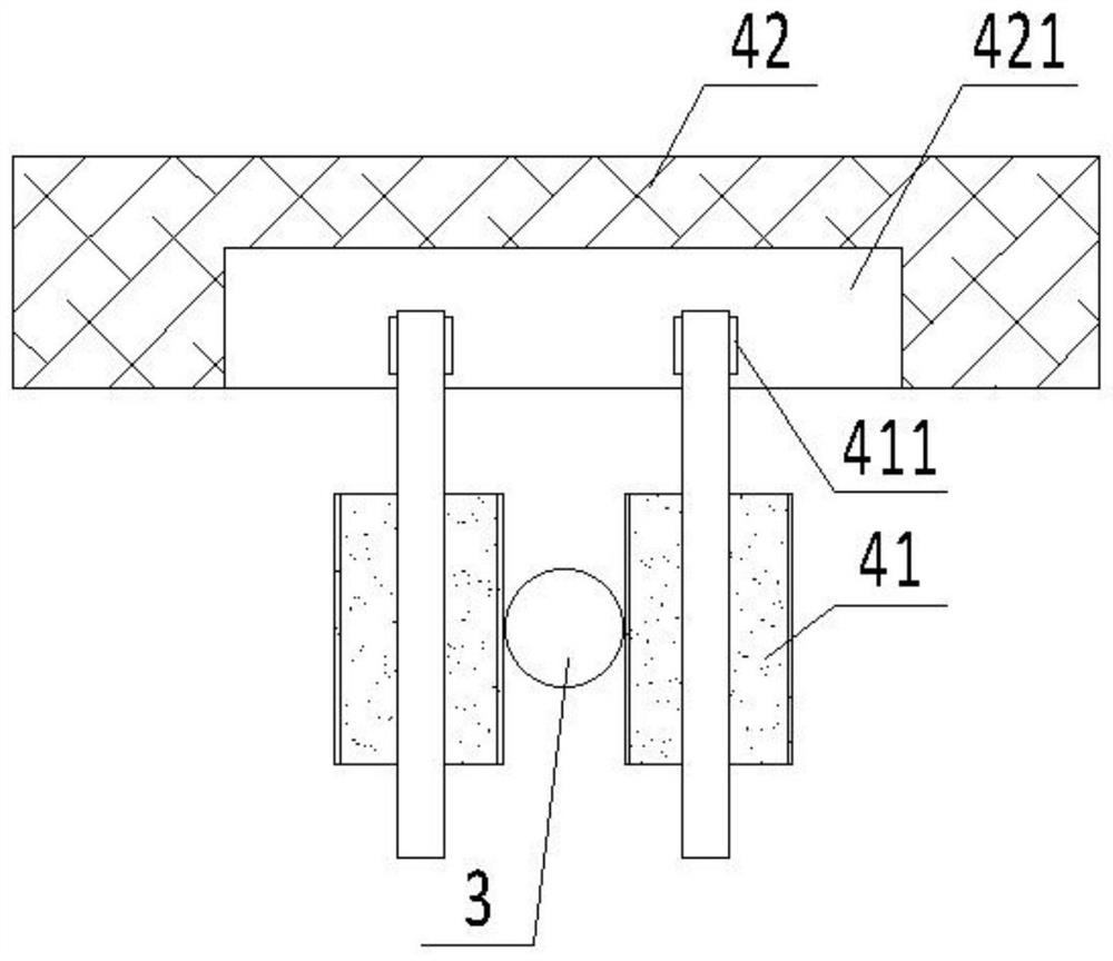 Automatic maintenance device for steel wire rope of sluice winch type hoist