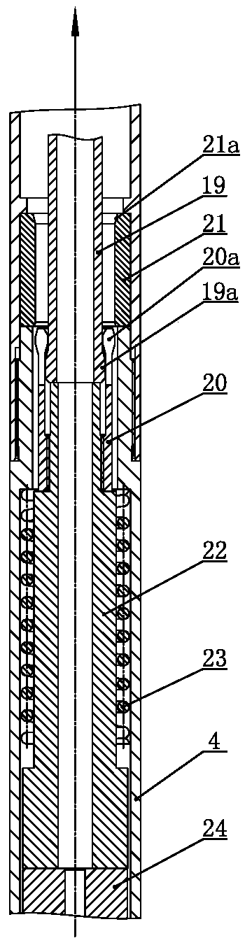 Unjamming device and method for downhole instrument string