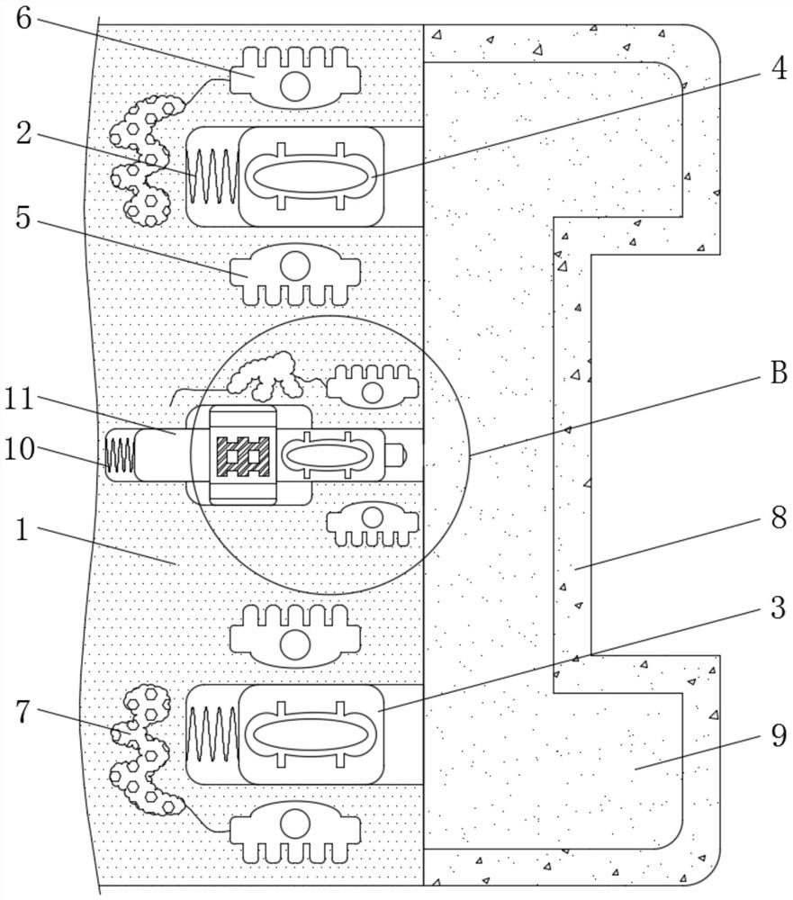 Clamp capable of clamping machine parts in multiple shapes