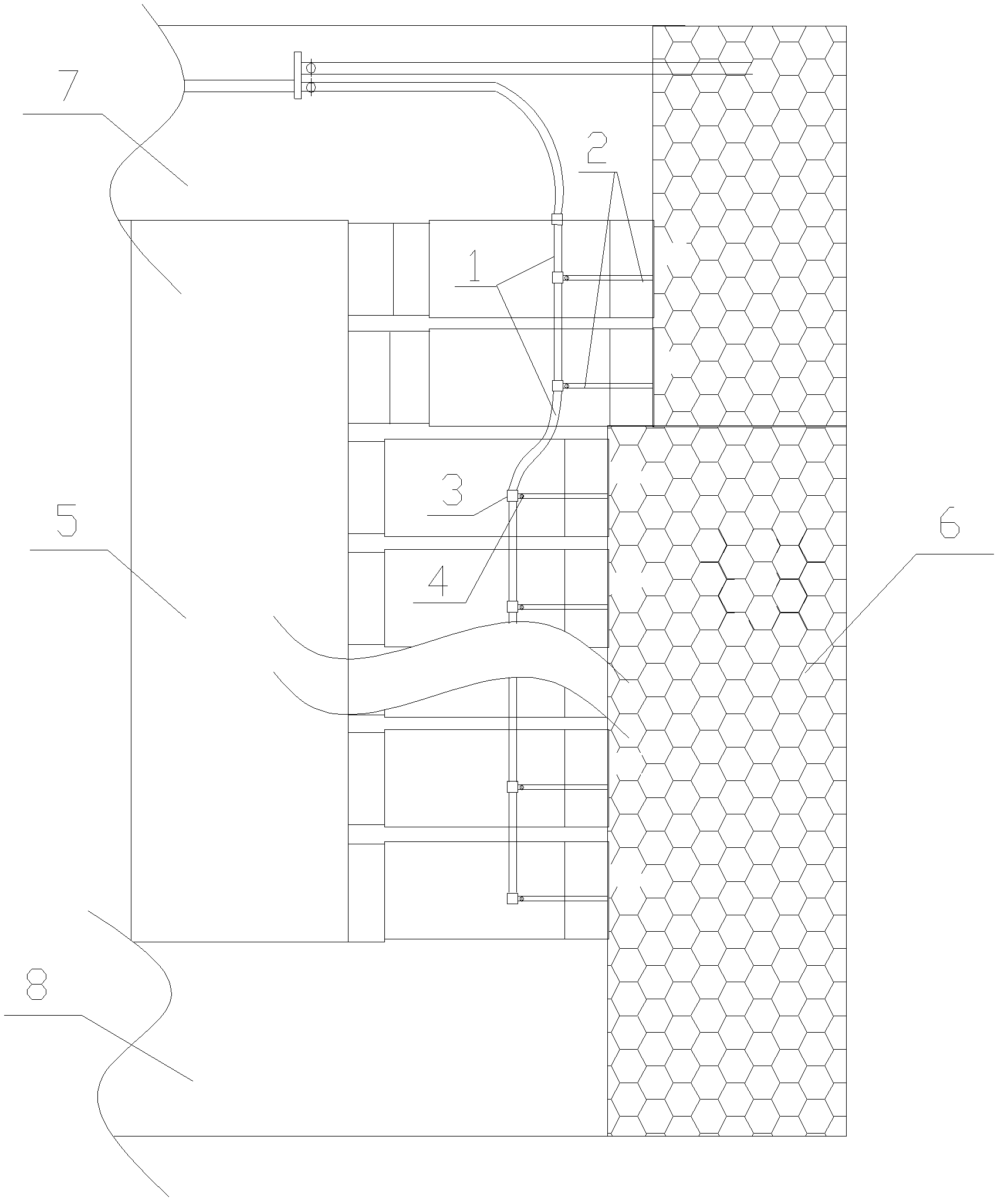 Grout sprinkling device and grout sprinkling method on fully mechanized mining face of thick seam