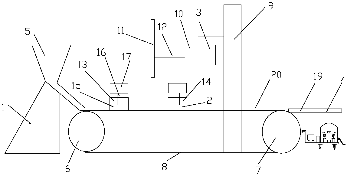 Full-automatic metal cutting and recovering device