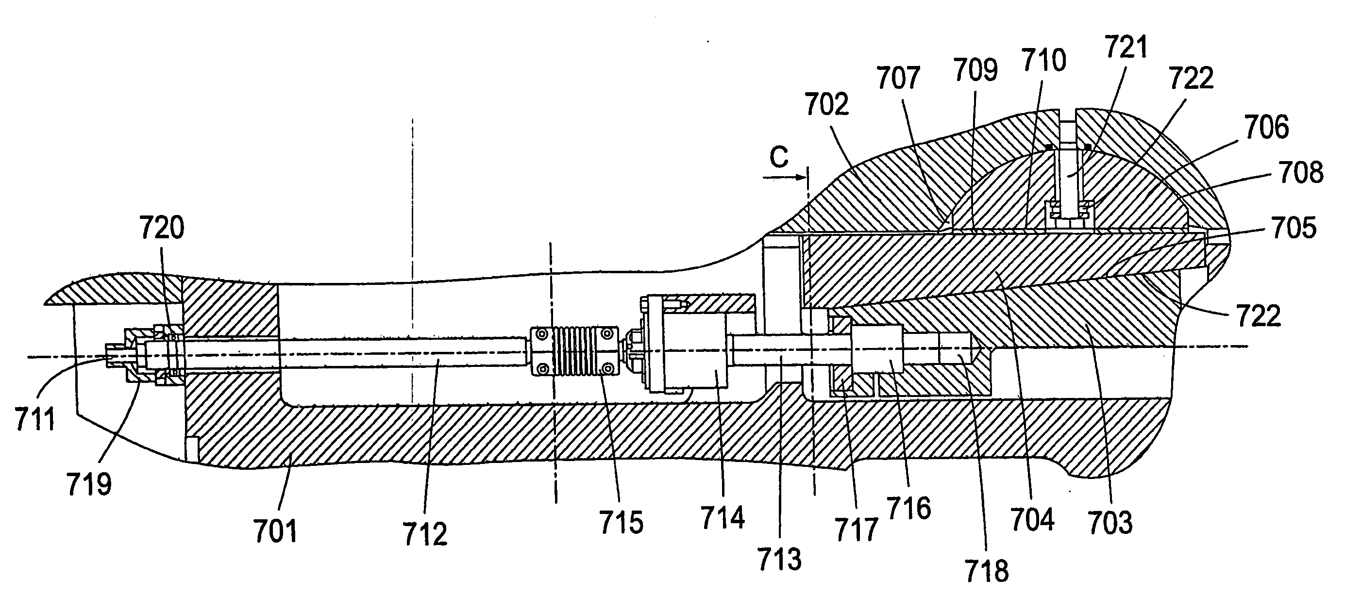 Device for Aligning the Refining Disc of a Refining Apparatus