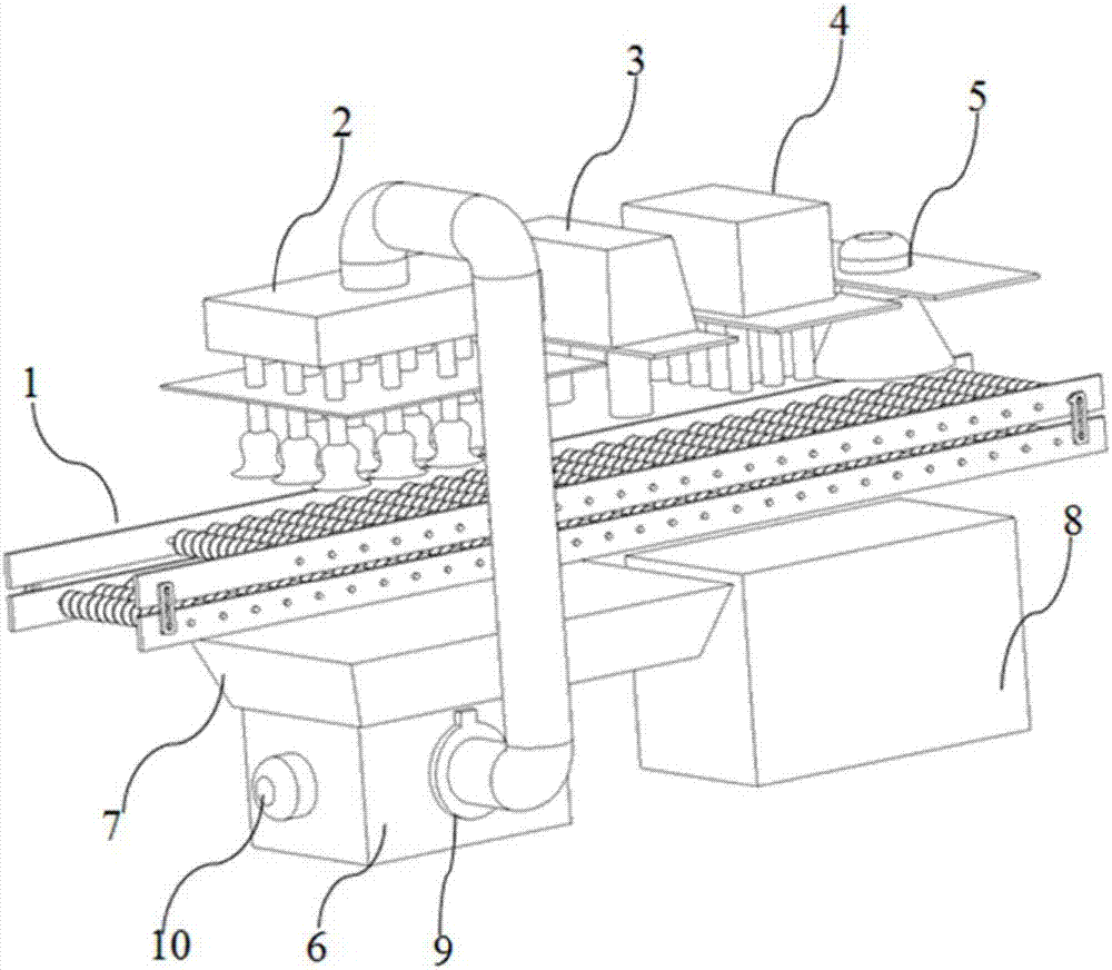 Resistance welding automatic developing production system for circuit boards