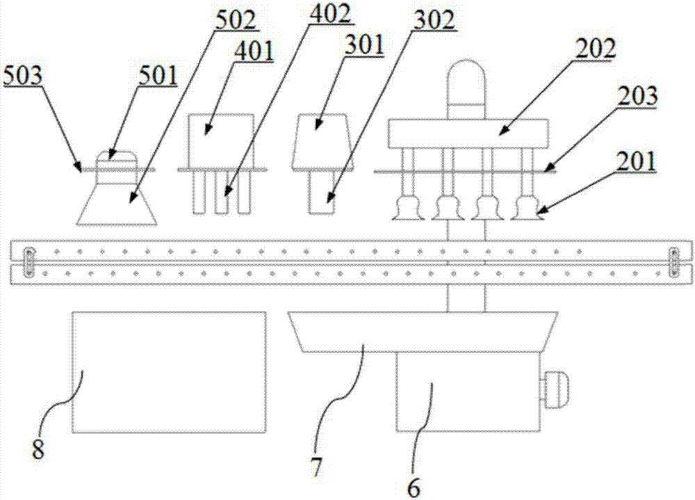 Resistance welding automatic developing production system for circuit boards