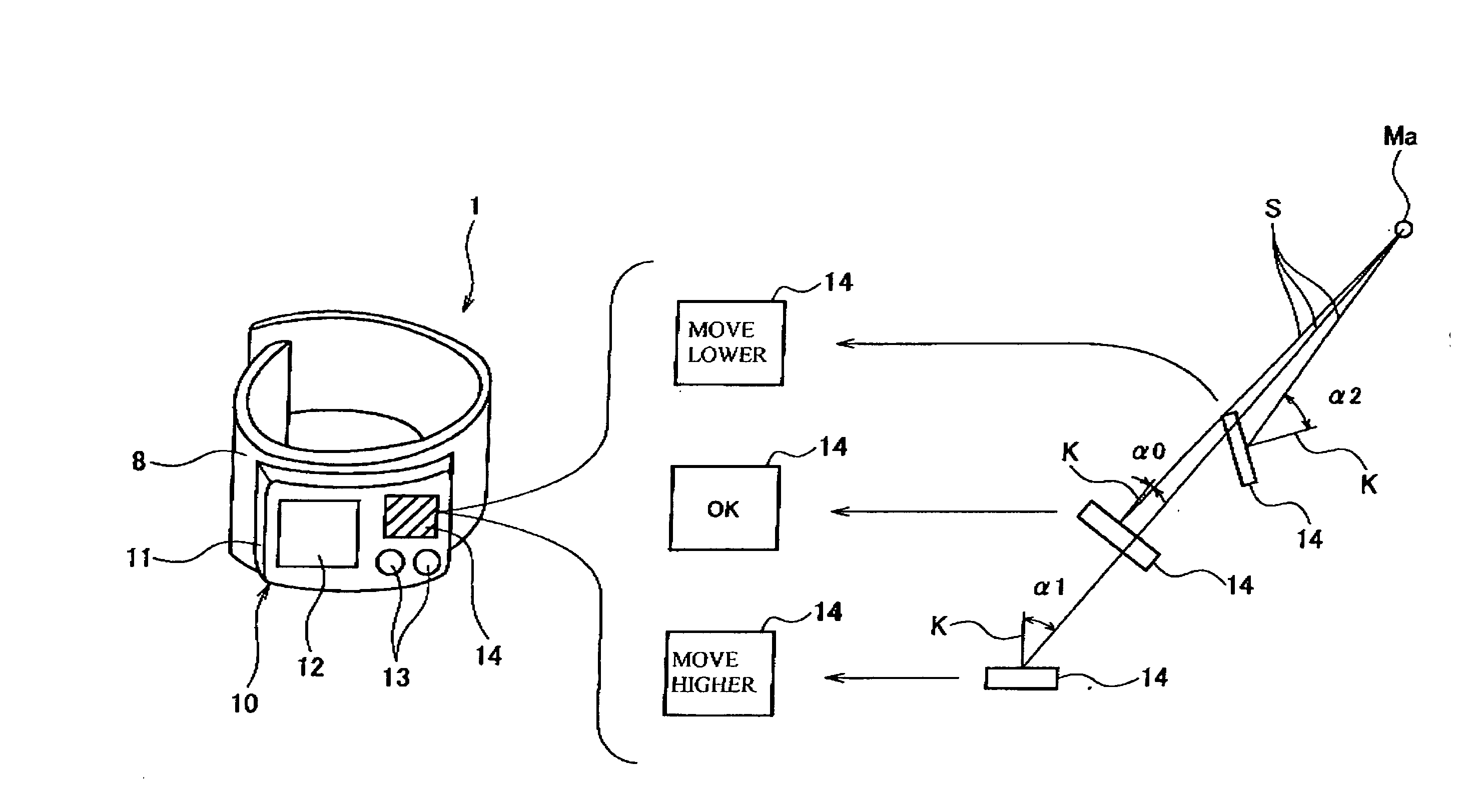 Wrist blood pressure gauge