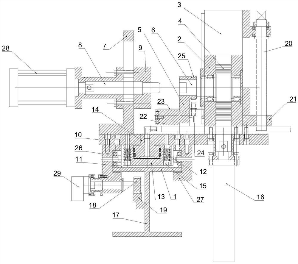 Multi-head hoop bending machine with up-and-down moving type machine head